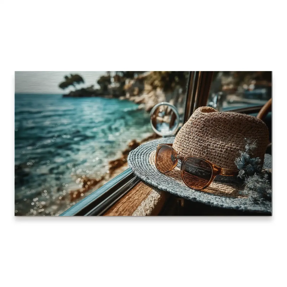 Blue Moments Alu Gebürstet