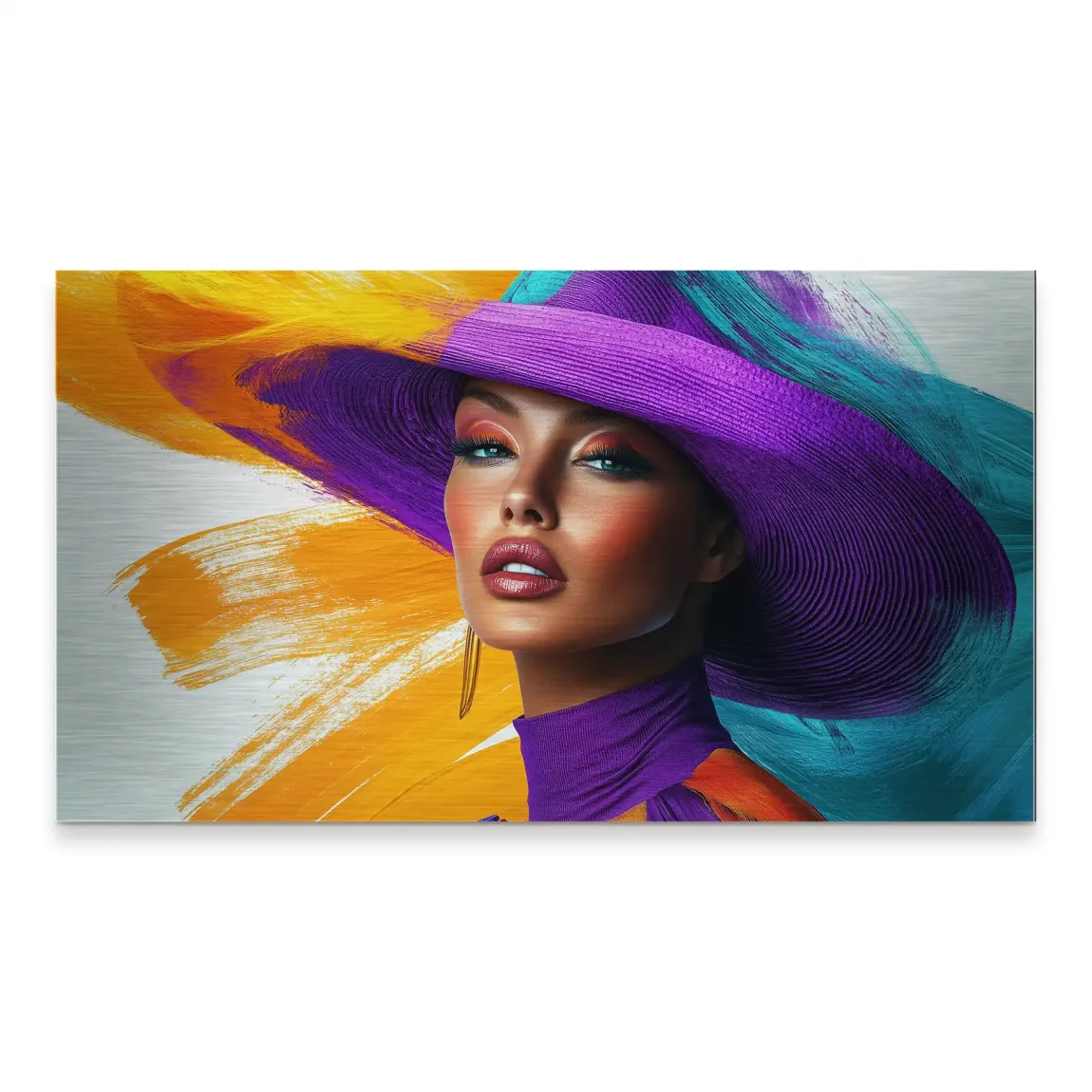 Vivid Fashion Color Art Alu Gebürstet