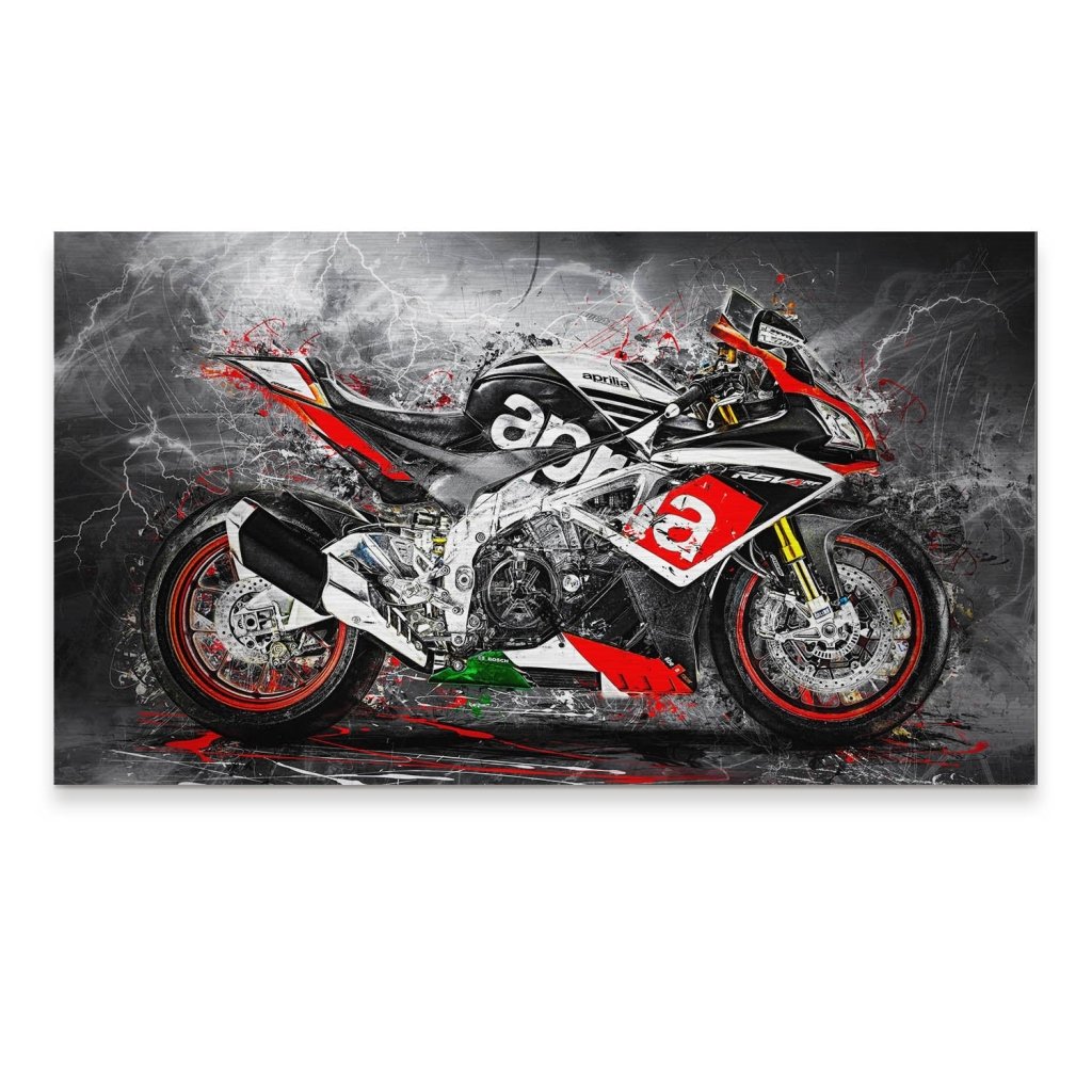 Aprilia RSV Abstrakt Alu Gebürstet INGALERIE