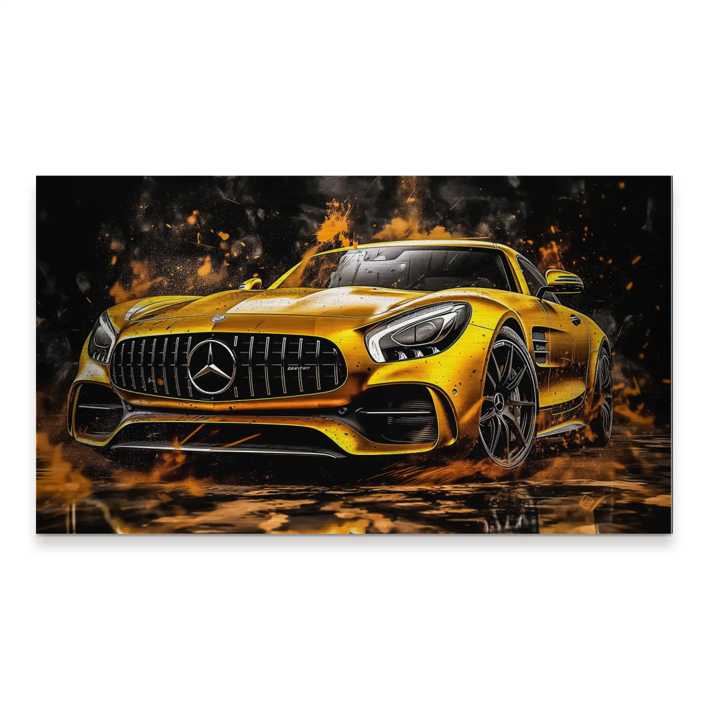 Mercedes AMG GT Modern Style Style Alu Gebürstet INGALERIE