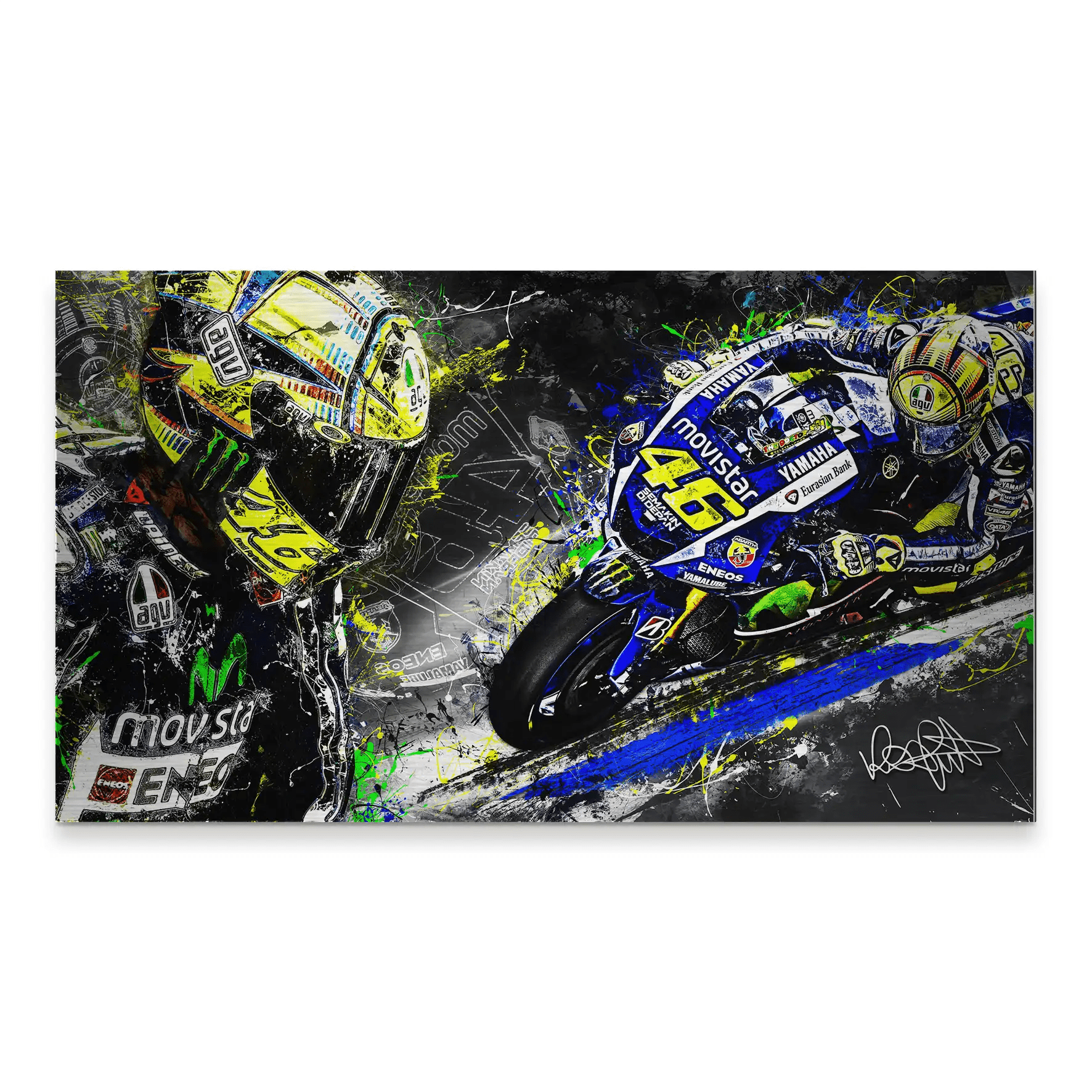 Rossi Yamaha Art Alu Gebürstet INGALERiE