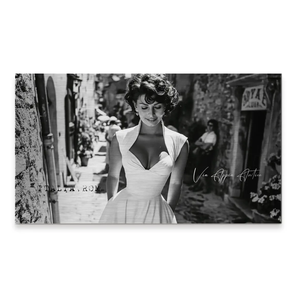 Sophia Loren Roma Aluminiumbild gebürstet