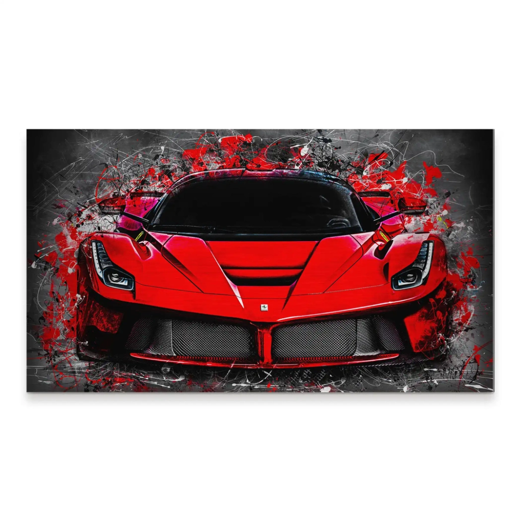 La Ferrari Abstrakt Alu Gebürstet INGALERIE