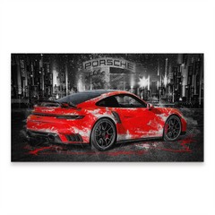 Porsche 911 Turbo Abstrakt Style Alu Gebürstet