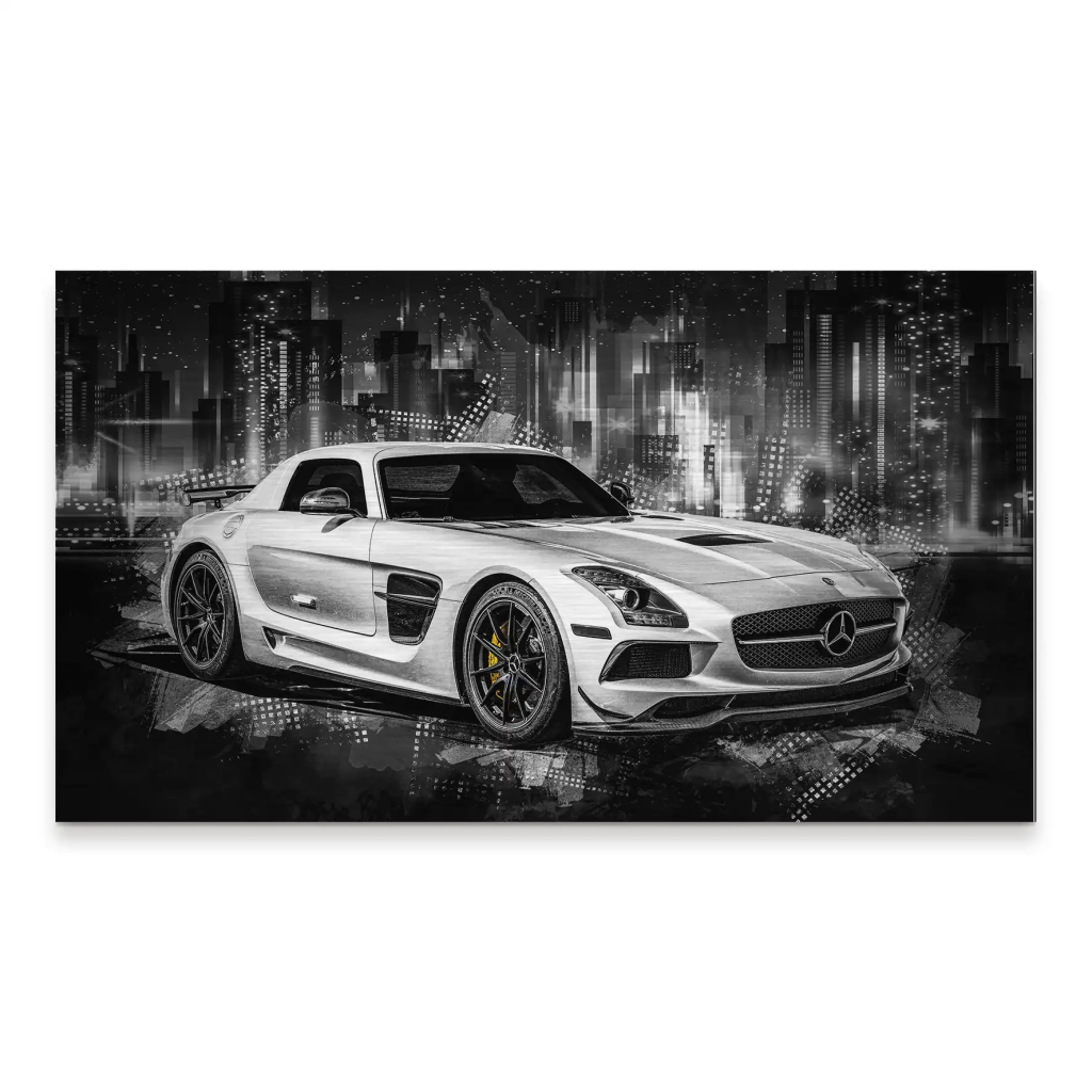 Mercedes SLS City Style Alu Gebürstet INGALERIE