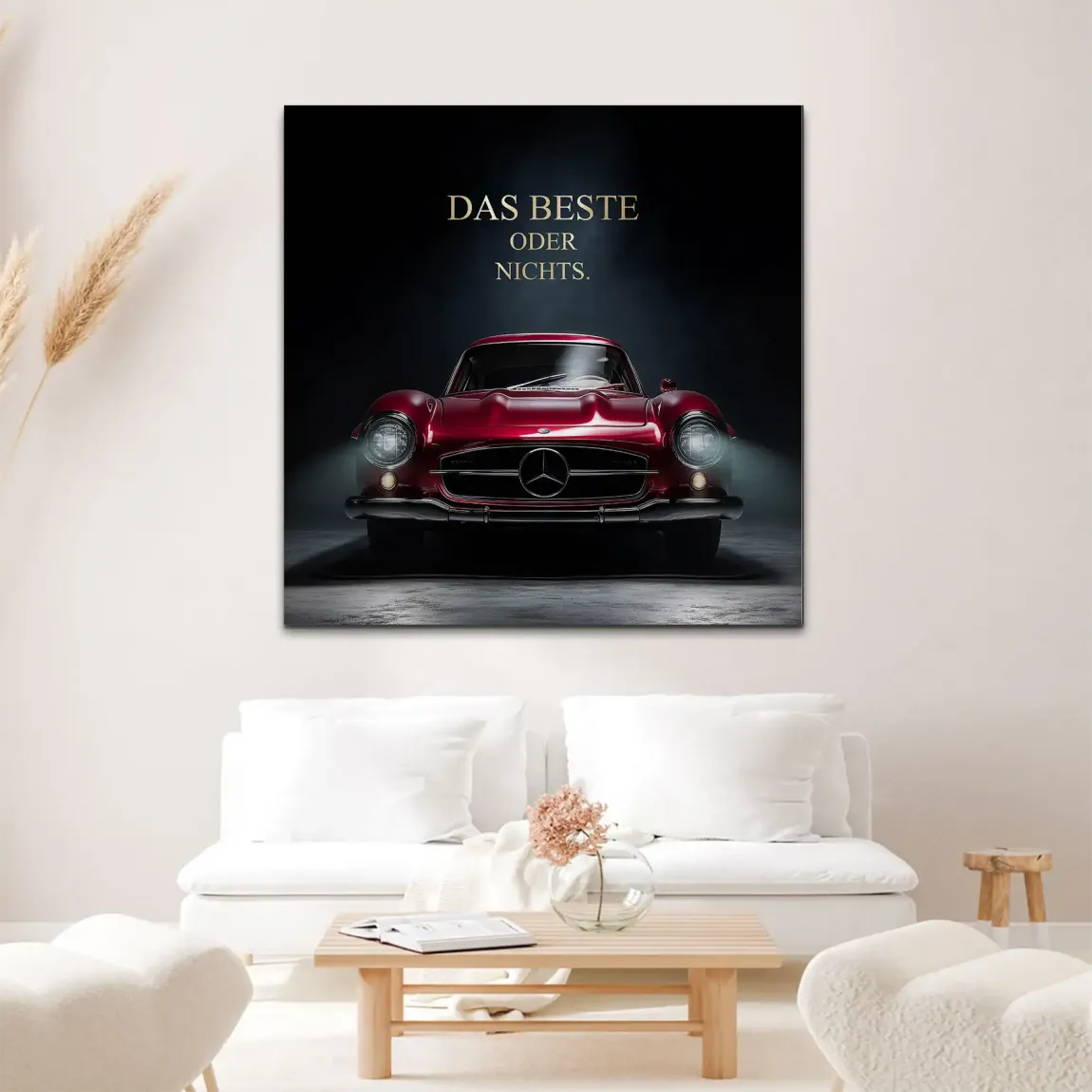 Red Legend Mercedes 300SL Alu Gebürstet Bild