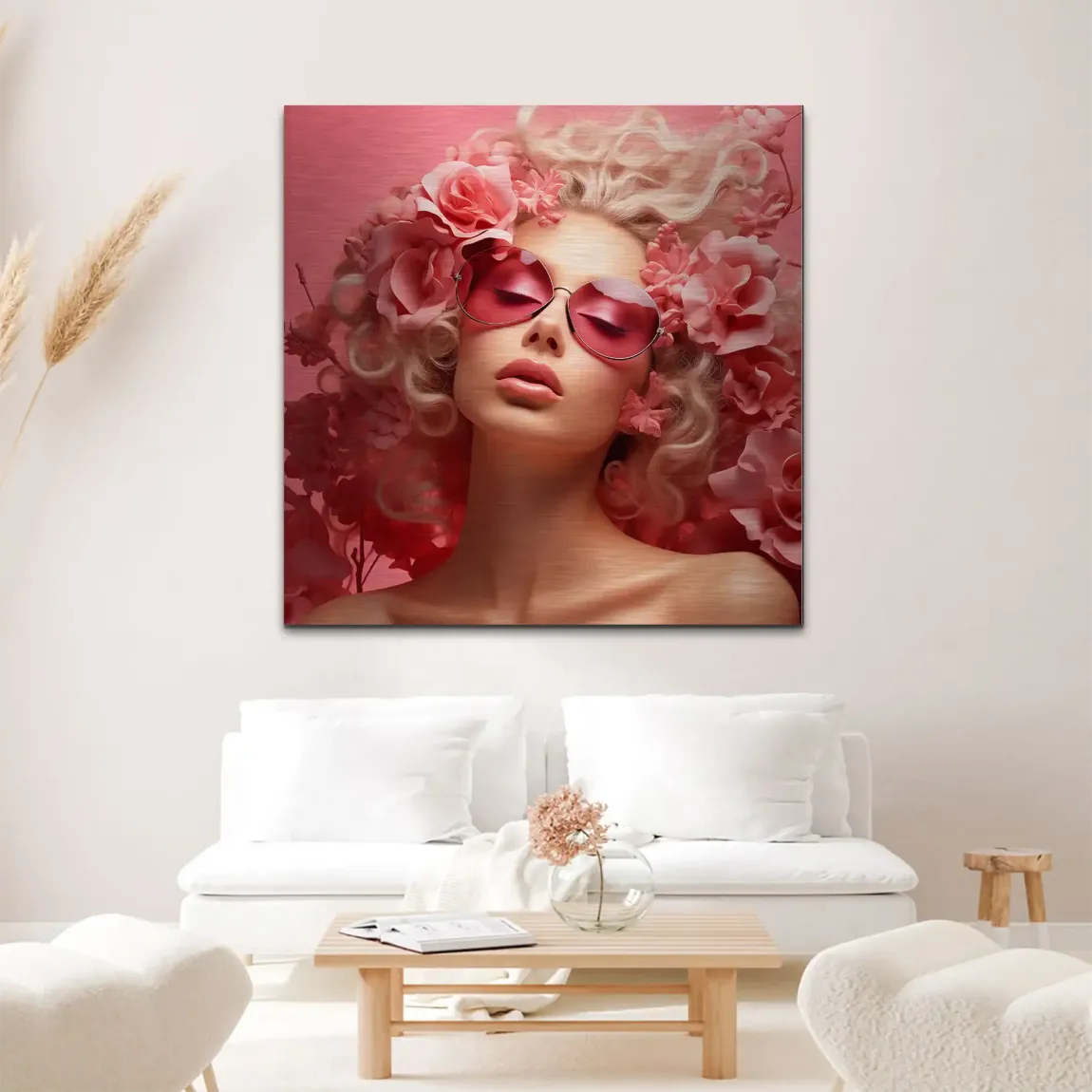 Pink Mirage Alu Gebürstet Bild