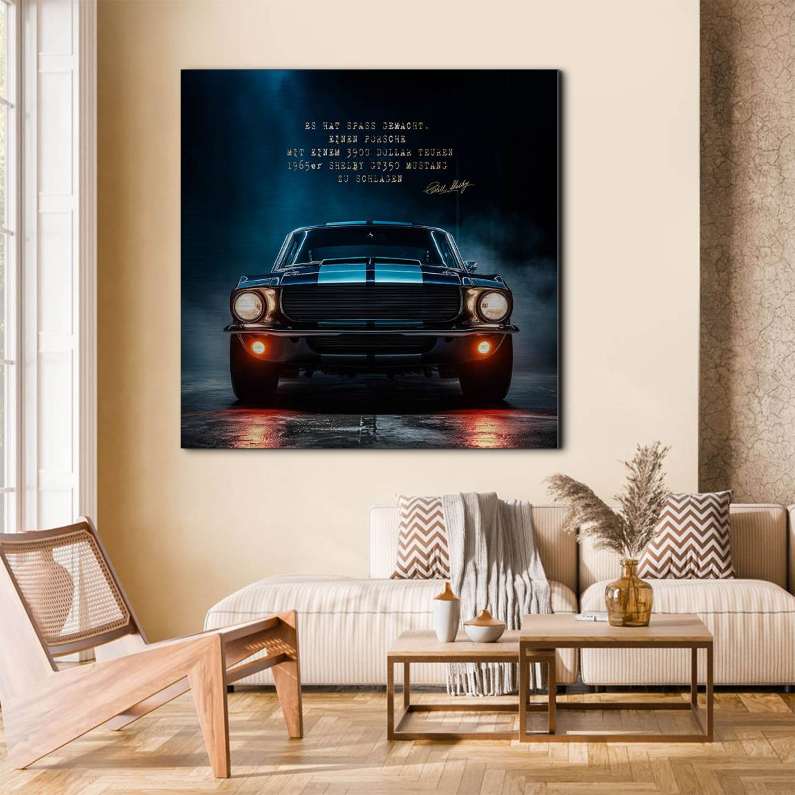 Ford Mustang Shelby Alu Gebürstet Bild