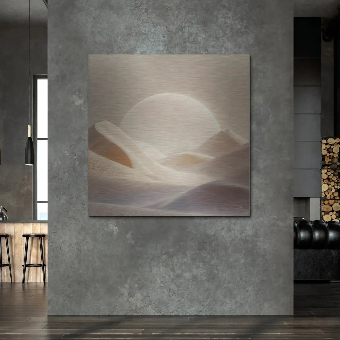 Desert Light Alu Gebürstet Bild