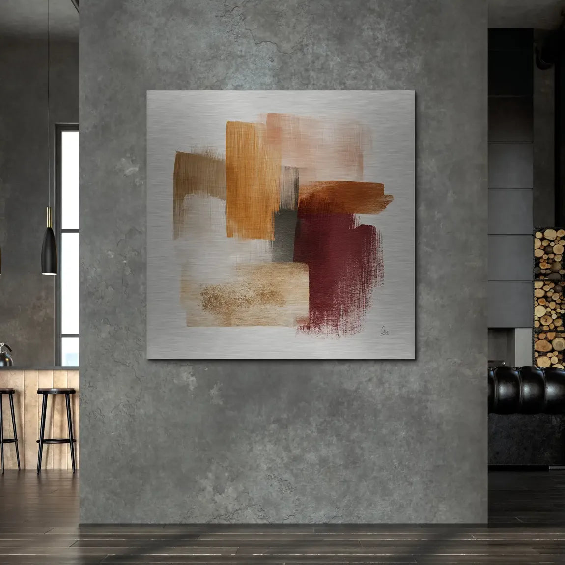 Boho Touch Alu Gebürstet Bild