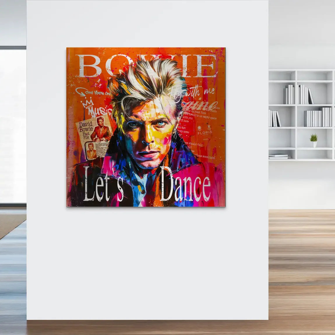 David Bowie Sound and Color Alu Gebürstet Bild