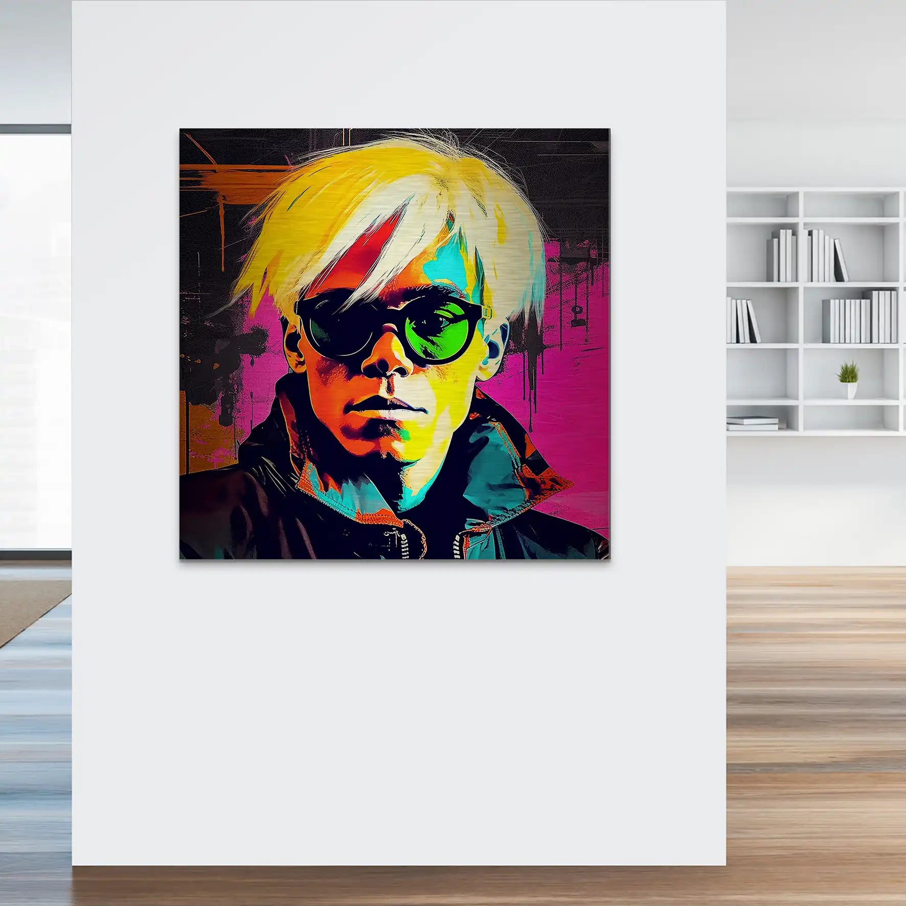 Warhol Pop Art Alu Gebürstet INGALERIE