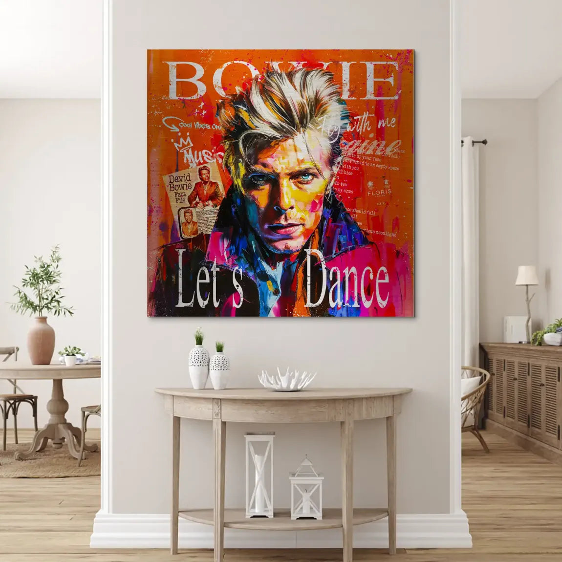 David Bowie Sound and Color Alu Gebürstet Bild