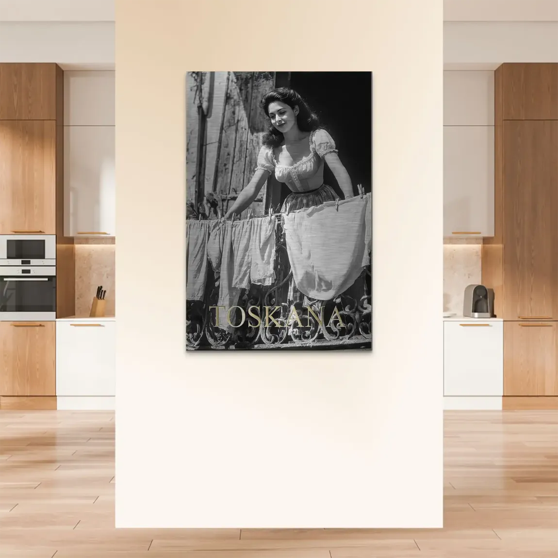 Bella Toskana Alu Dibond Bild gebürstet