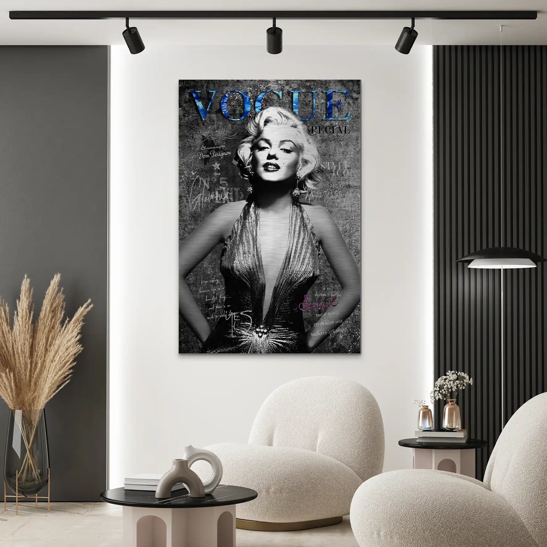 Marilyn Vogue AluDibond Gebürstet INGALERIE