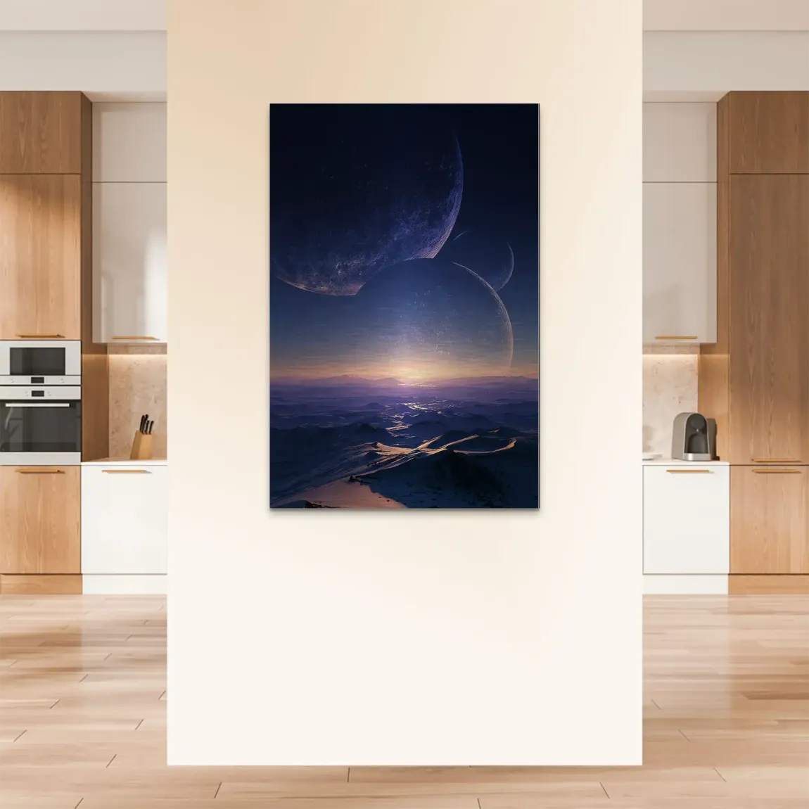 Jenseits der Welt Alu Dibond Bild gebürstet