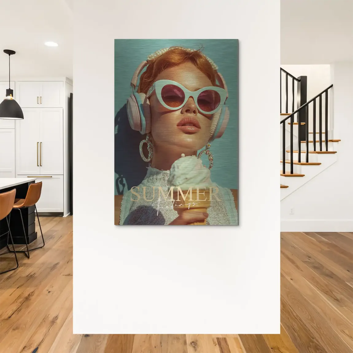 Summerfeeling Alu Dibond Bild gebürstet