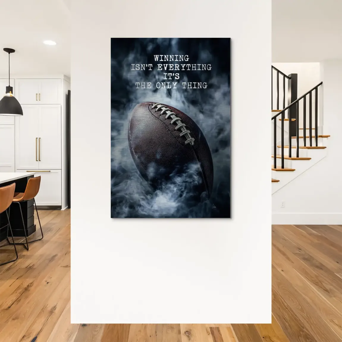 Winning Mindset Alu Dibond Bild gebürstet