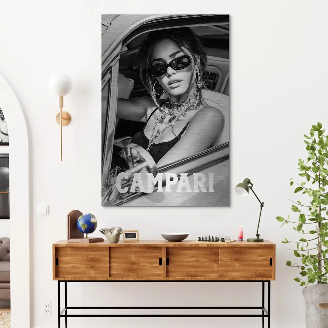 Summer Glam Alu Dibond Bild gebürstet