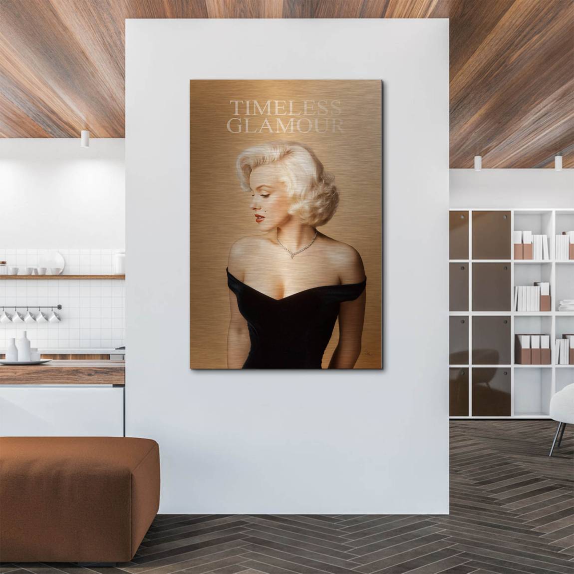 Marilyn Monroe Timeless Aluminiumbild gebürstet