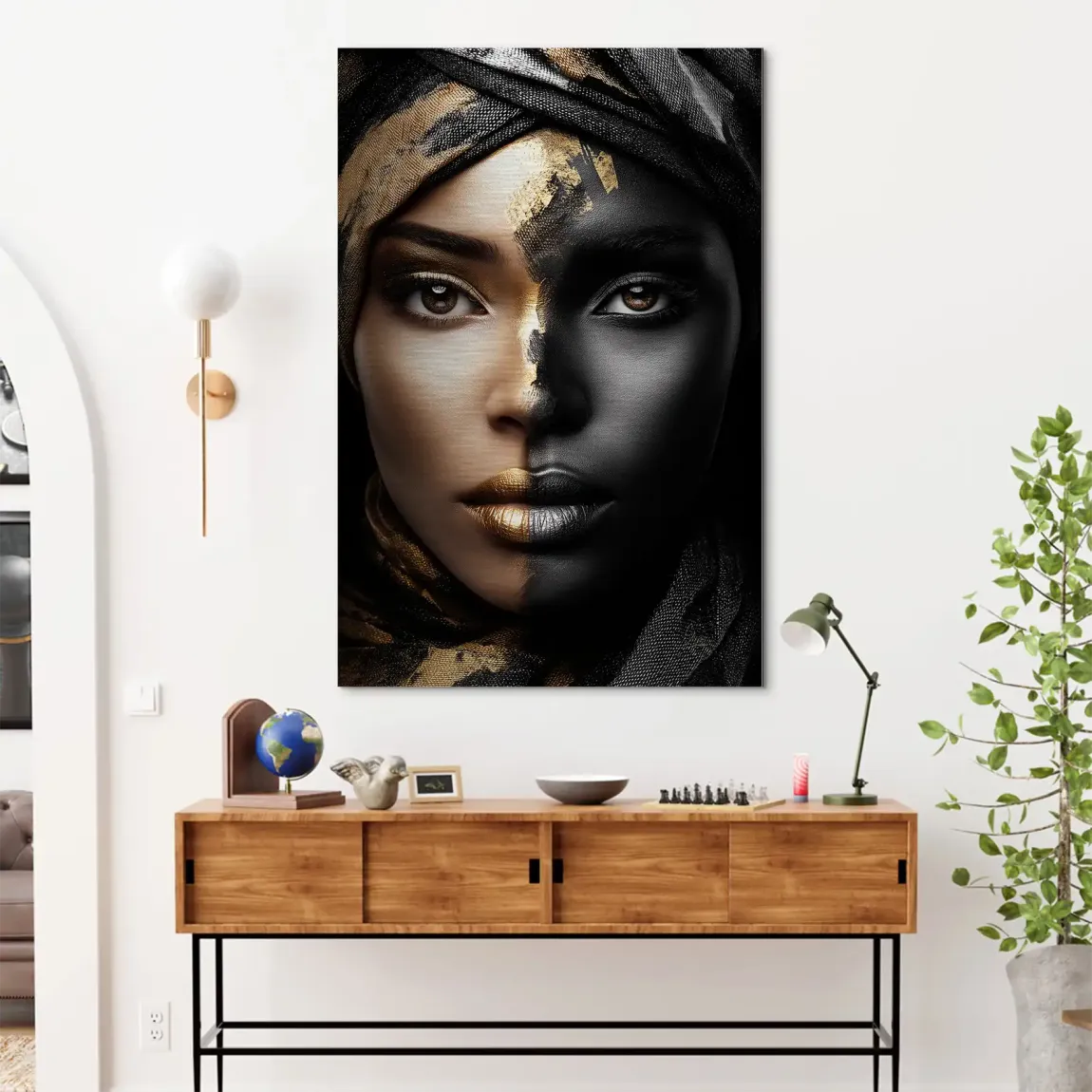 Dual Essence Alu Dibond Bild gebürstet - INGALERIE | Dein Onlineshop für moderne Wandbilder