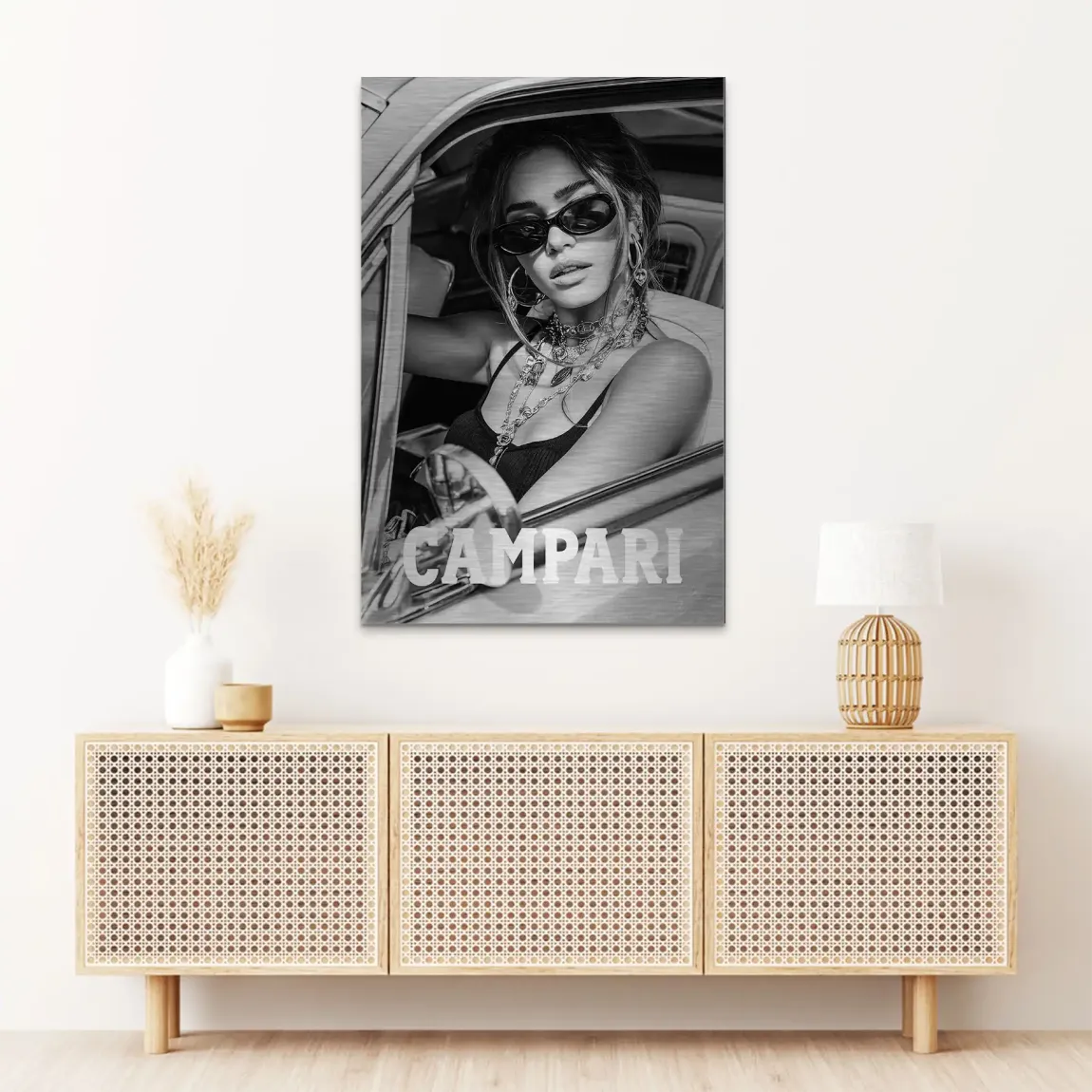 Summer Glam Alu Dibond Bild gebürstet