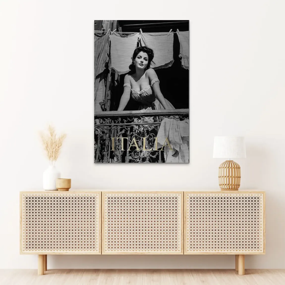 Bella Donna Noir Alu Dibond Bild gebürstet