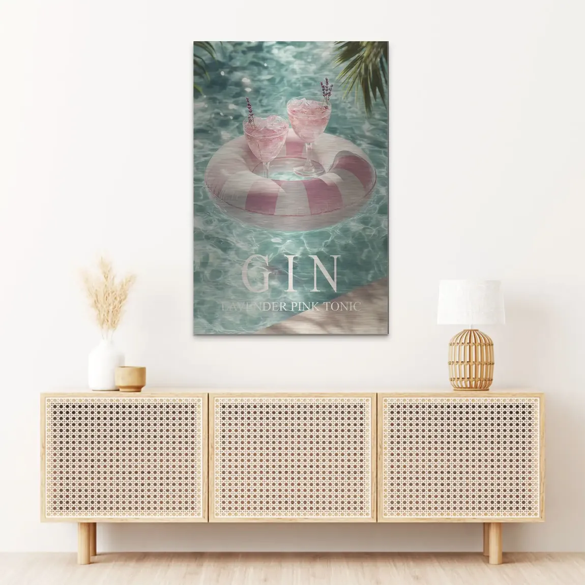 Gin Lavender Dream Alu Dibond Bild gebürstet
