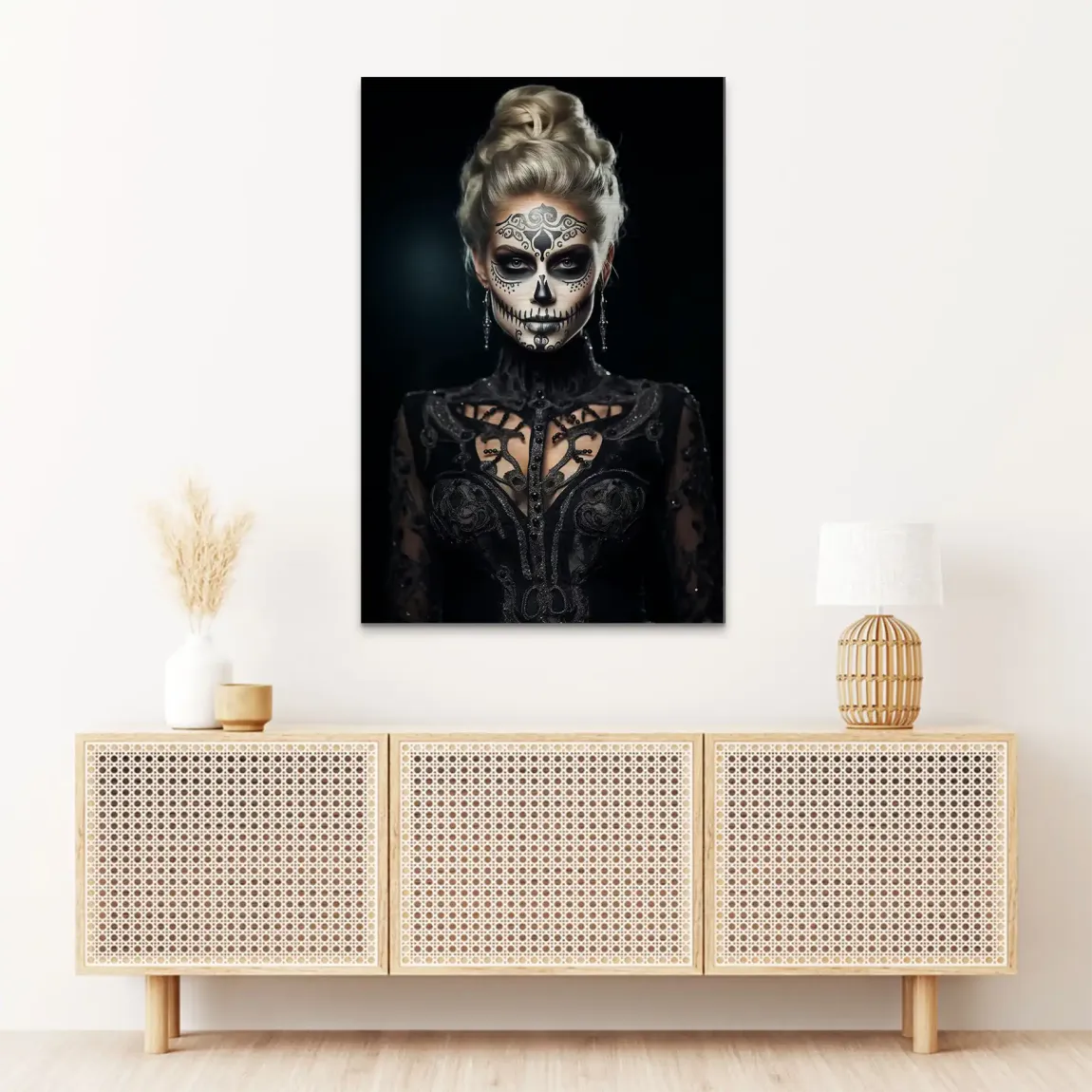 Queen of Shadows Alu Dibond Bild gebürstet - INGALERIE | Dein Onlineshop für moderne Wandbilder