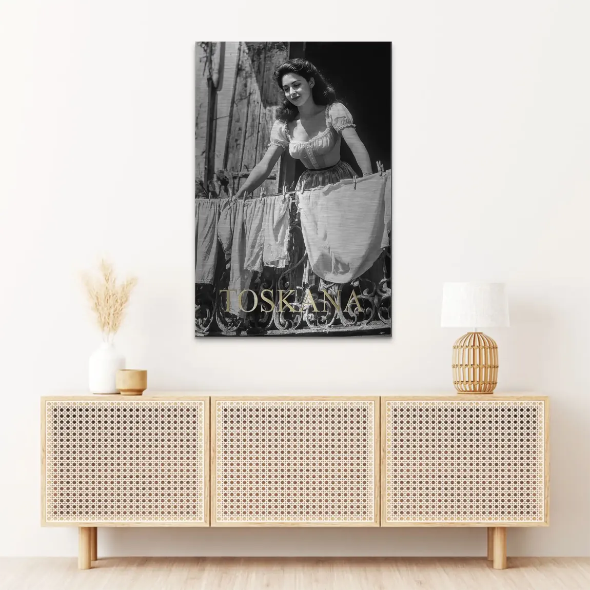 Bella Toskana Alu Dibond Bild gebürstet