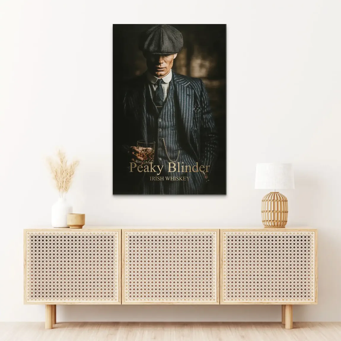 Thomas Shelby Peaky Blinder Alu Dibond Bild gebürstet