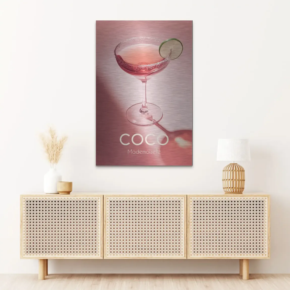 Parisian Essence Alu Dibond Bild gebürstet - INGALERIE | Dein Onlineshop für moderne Wandbilder