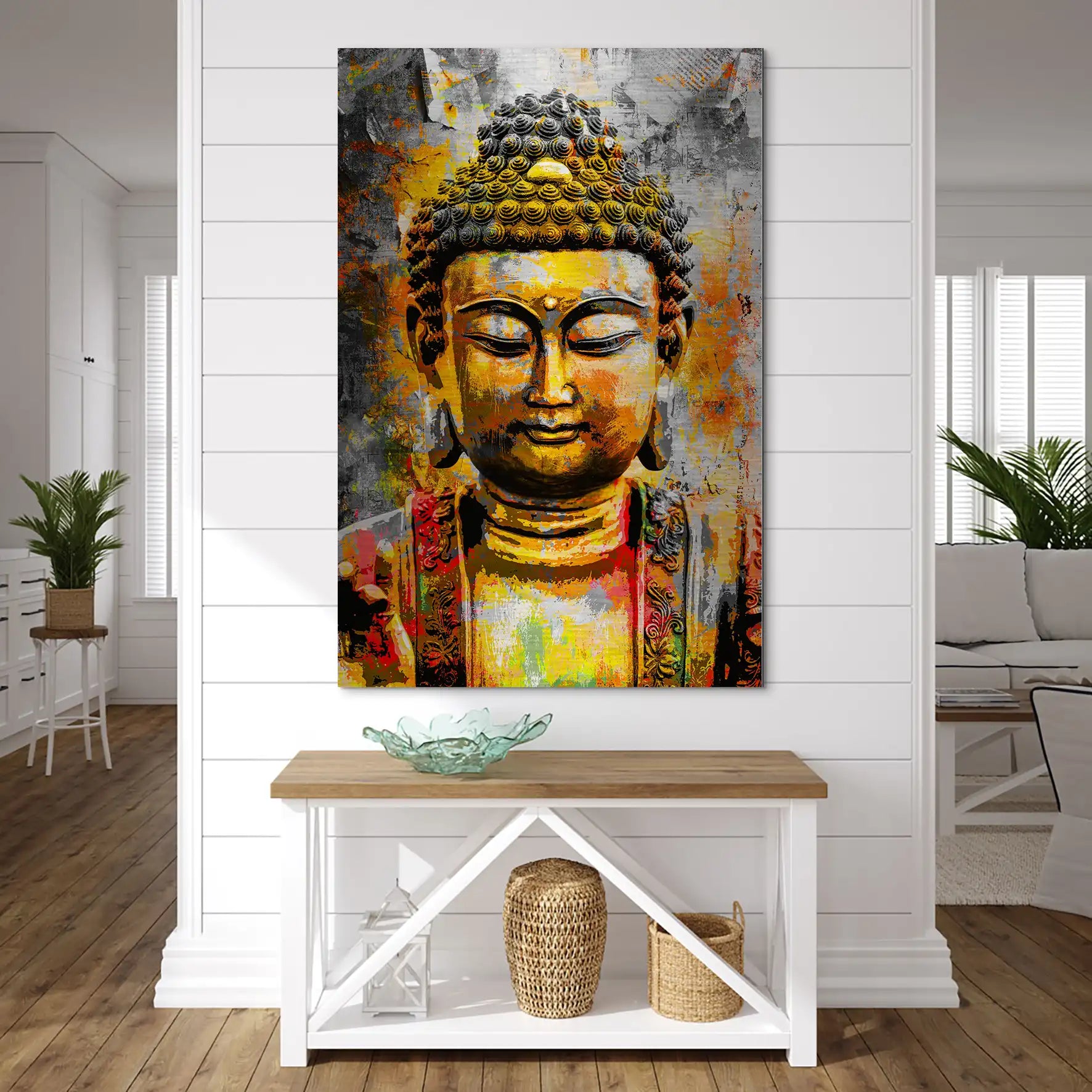 Buddha Boho Style AluDibond Gebürstet INGALERIE