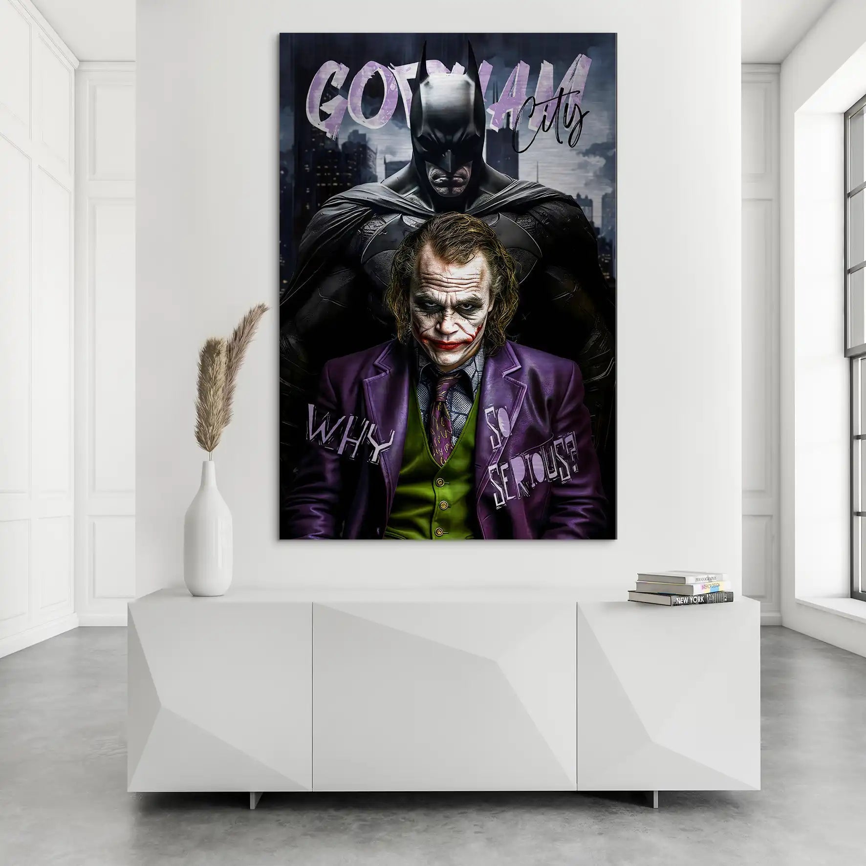 Batman Joker AluDibond Gebürstet INGALERIE