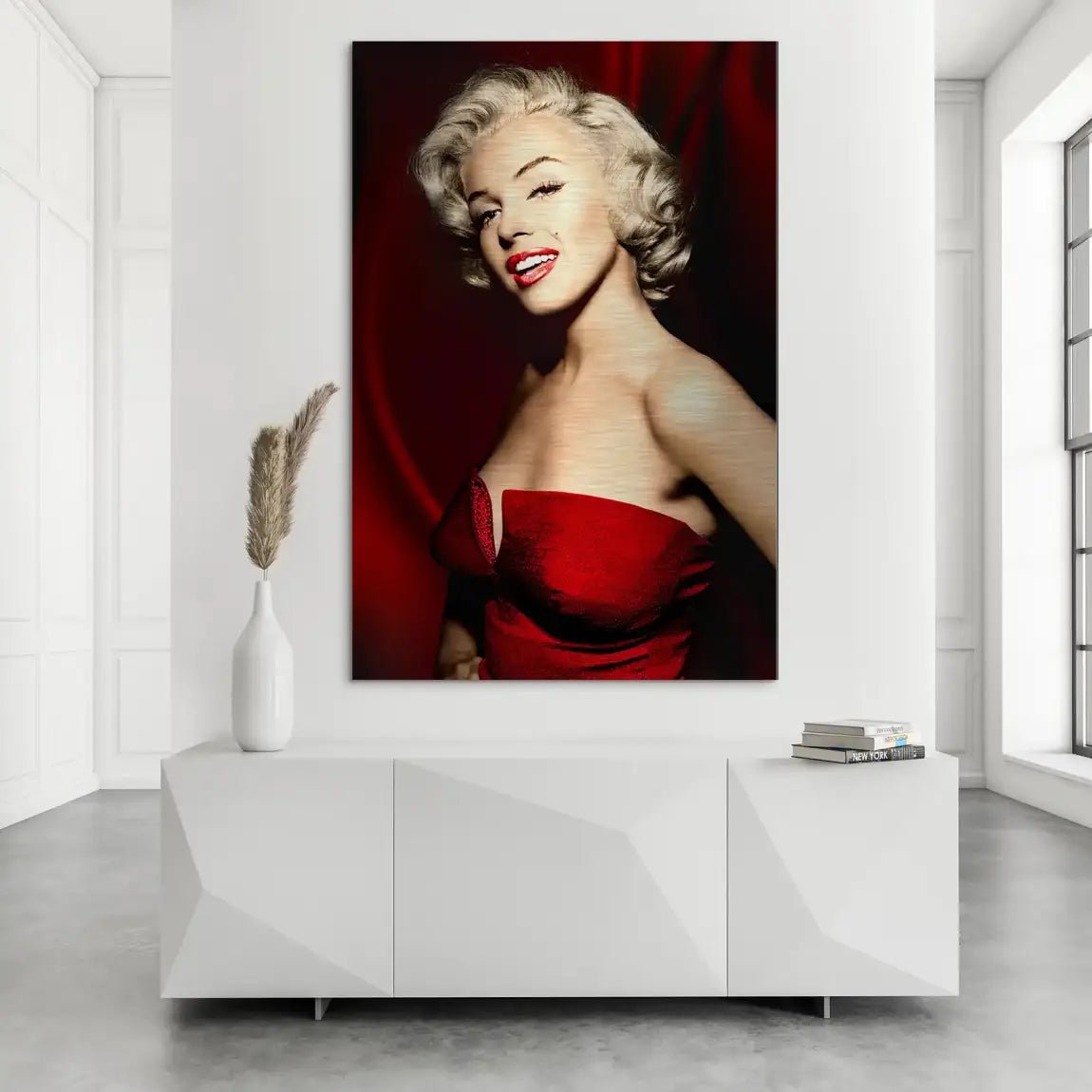 Marilyn Monroe Club Style AluDibond Gebürstet INGALERIE