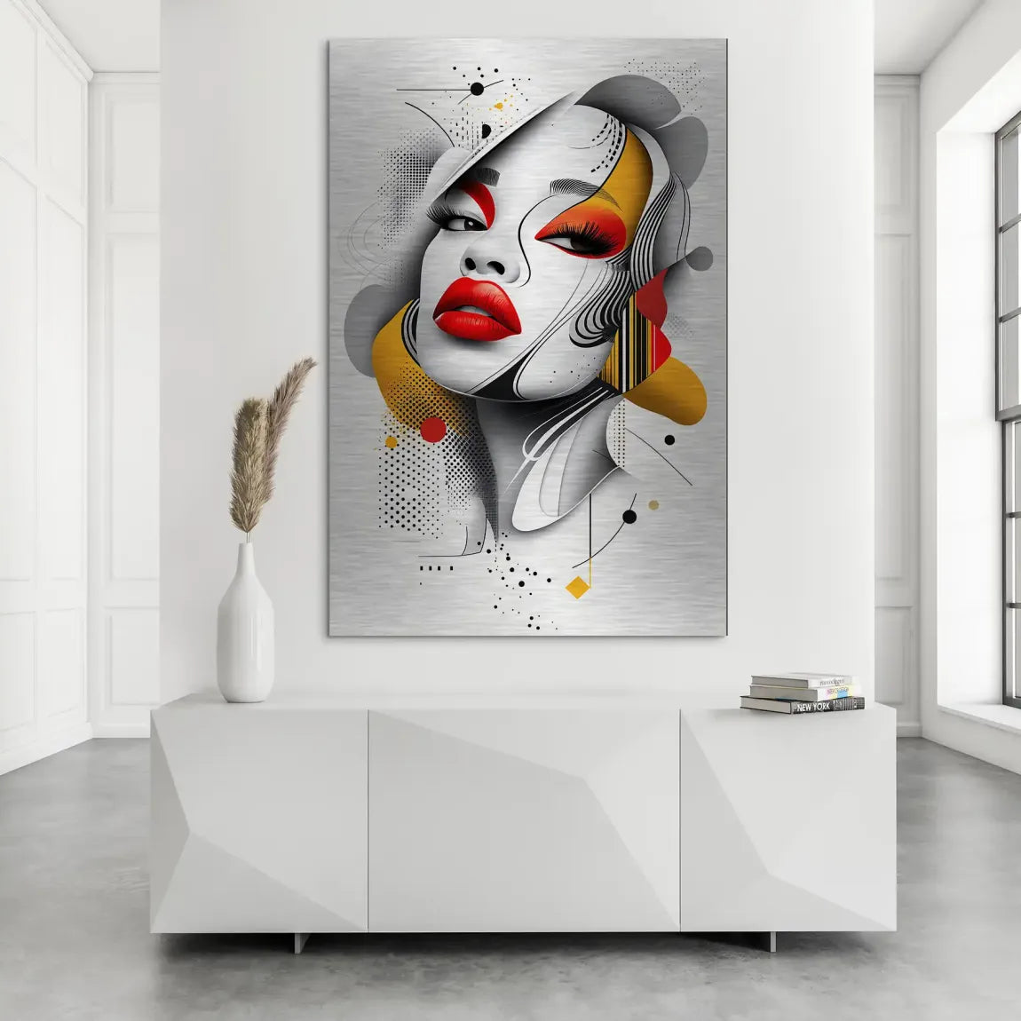 Femme Fatale Modern Art AluDibond Gebürstet INGALERIE