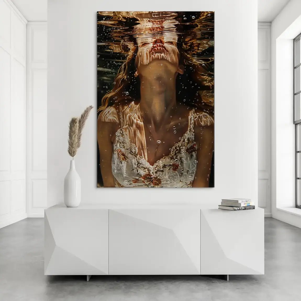 Unter Wasser Beauty Alu Dibond Gebürstet INGALERIE