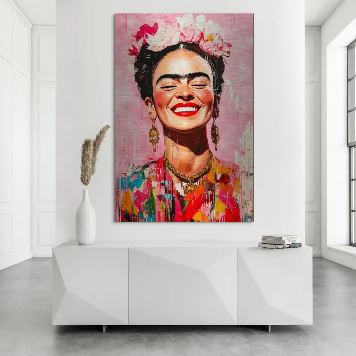 Frida Kahlo Charisma Alu Dibond Bild gebürstet INGALERIE