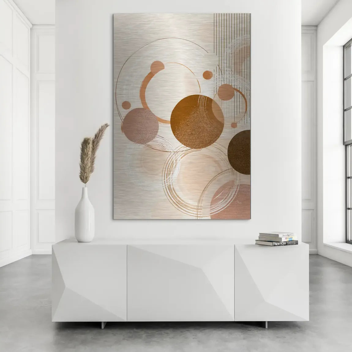 Circles of Timeless Alu Dibond Bild gebürstet INGALERIE