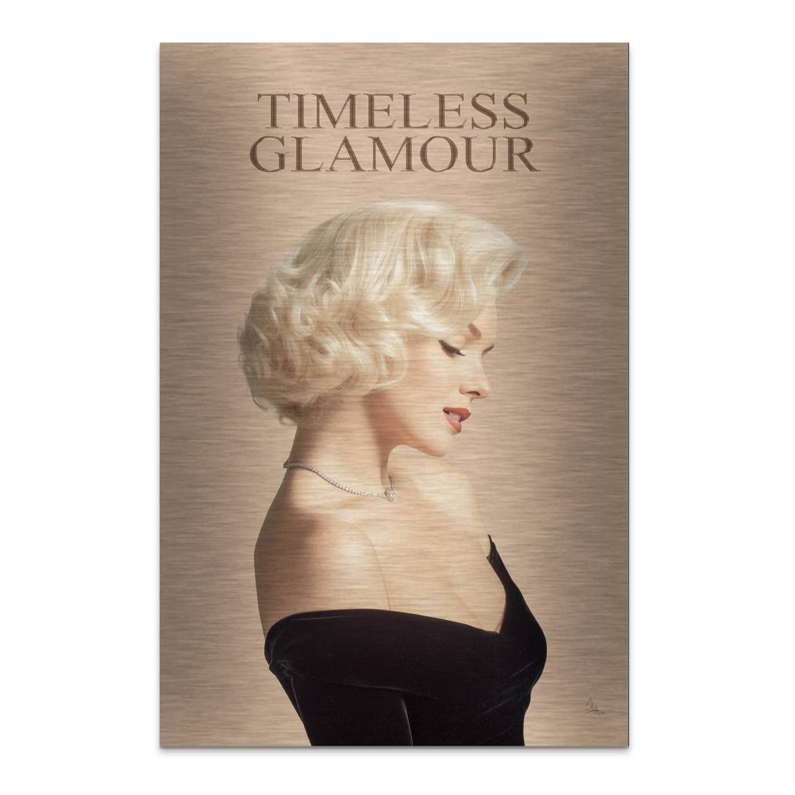 Marilyn Hollywood Grace Aluminiumbild gebürstet
