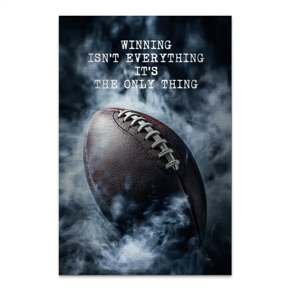 Winning Mindset Alu Dibond Bild gebürstet