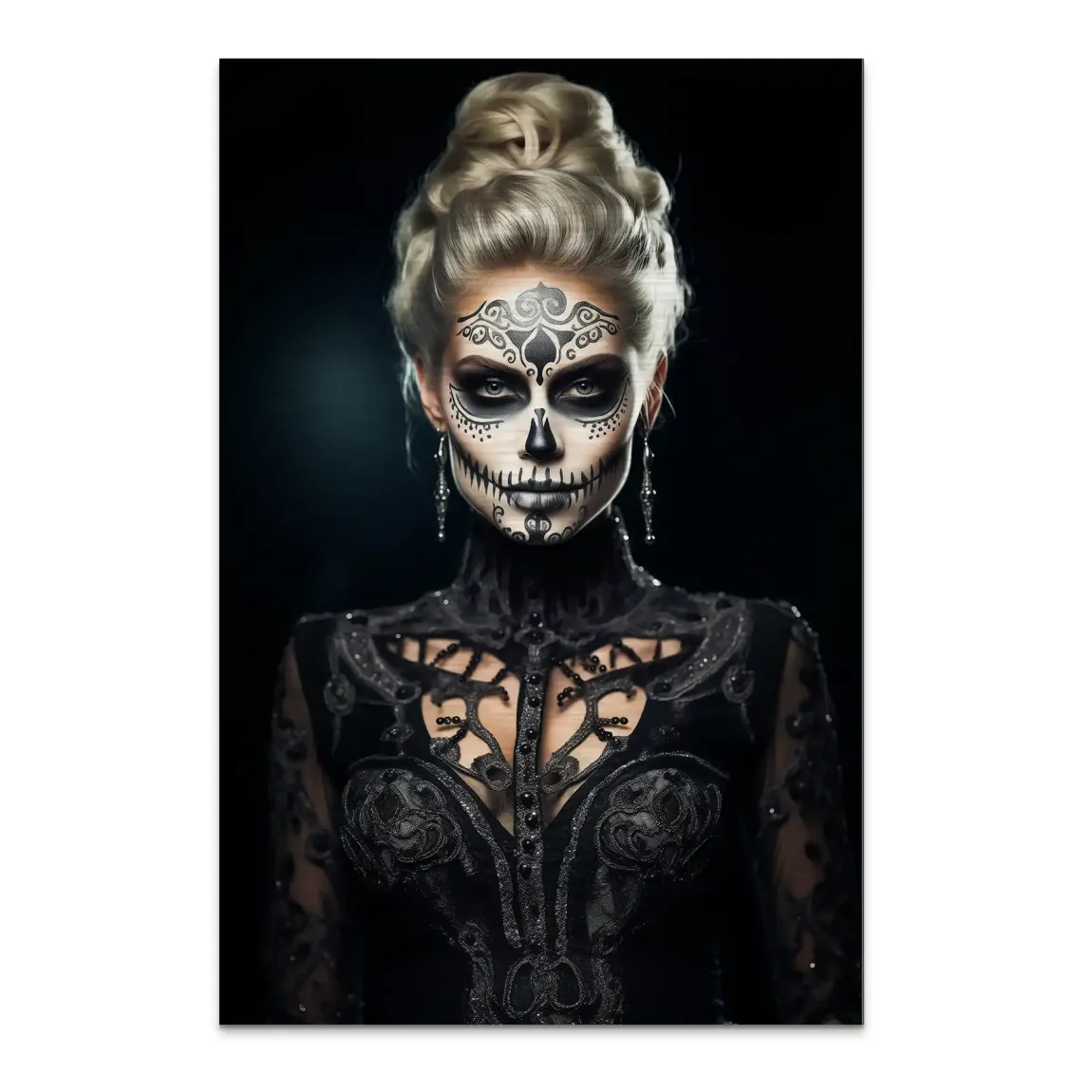 Queen of Shadows Alu Dibond Bild gebürstet - INGALERIE | Dein Onlineshop für moderne Wandbilder
