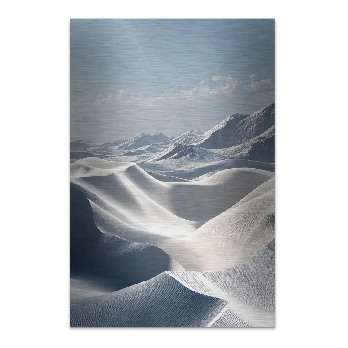 Ewige Wüste Alu Dibond Bild gebürstet