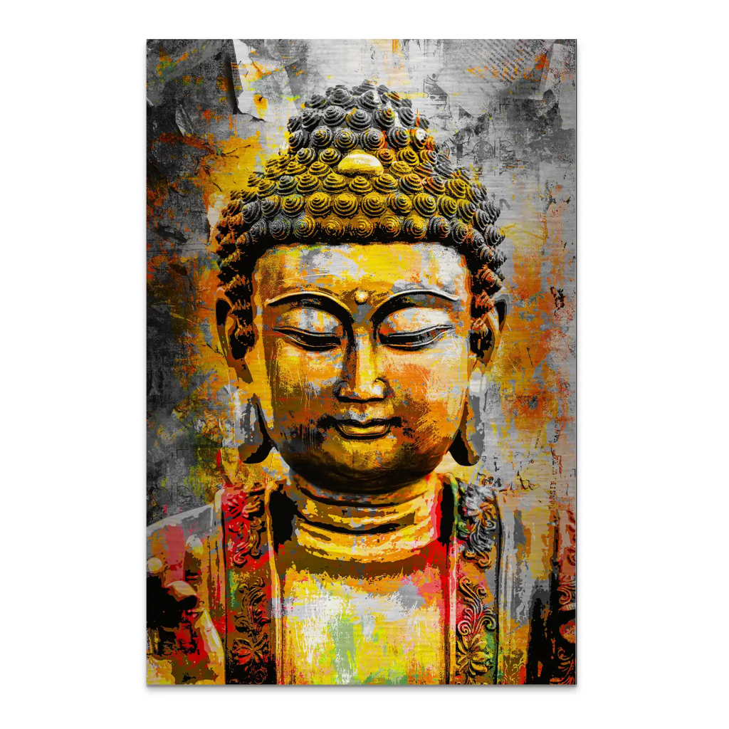 Buddha Boho Style AluDibond Gebürstet INGALERIE