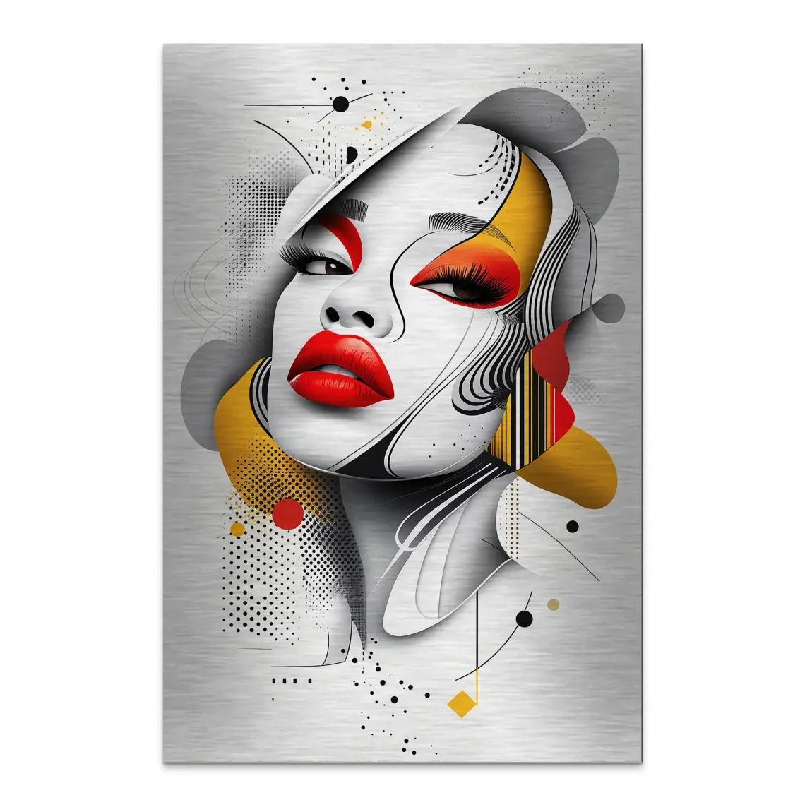 Femme Fatale Modern Art AluDibond Gebürstet INGALERIE
