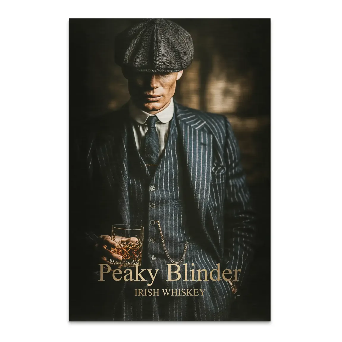 Thomas Shelby Peaky Blinder Alu Dibond Bild gebürstet