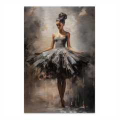 Ballerina Modern Style AluDibond Gebürstet