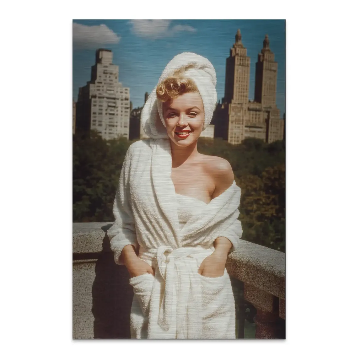 Central Park Charm Alu Dibond Bild gebürstet