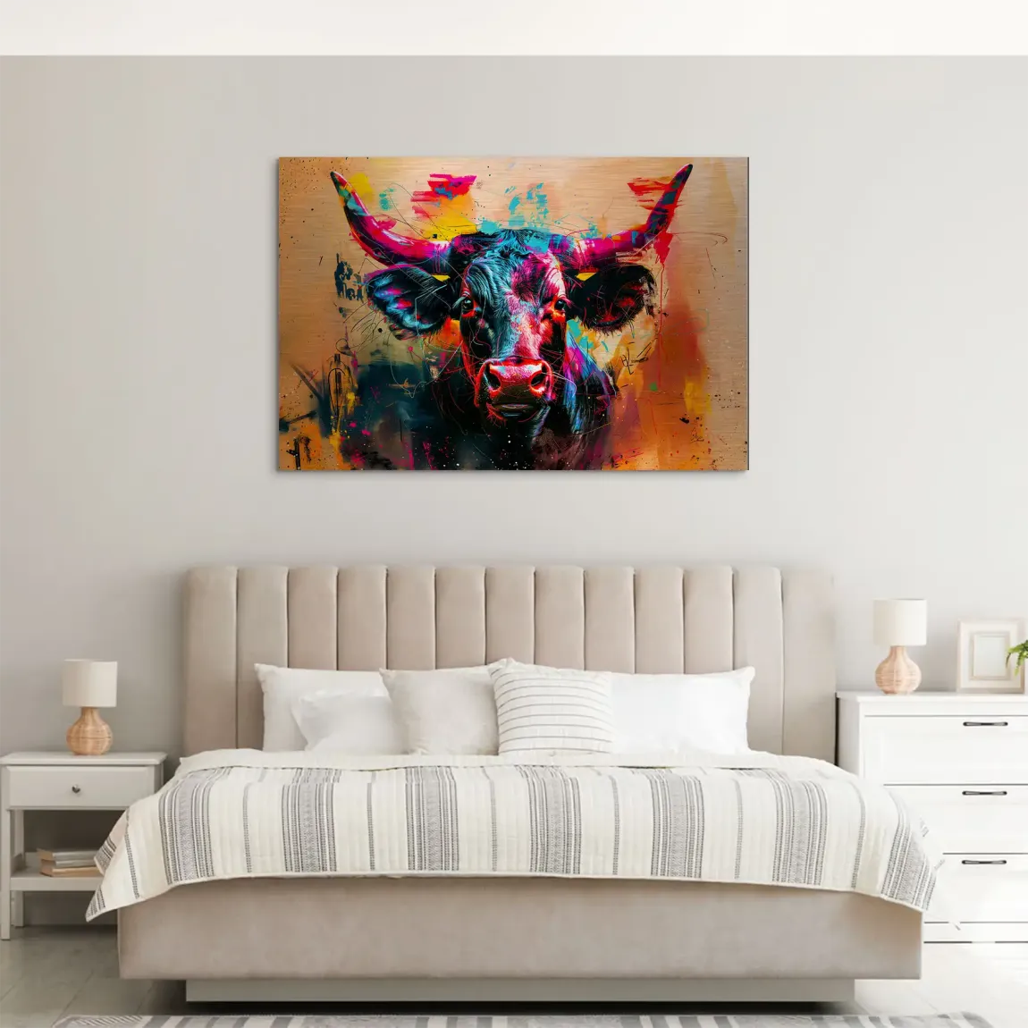 Majestic Bull AluDibond Gebürstet