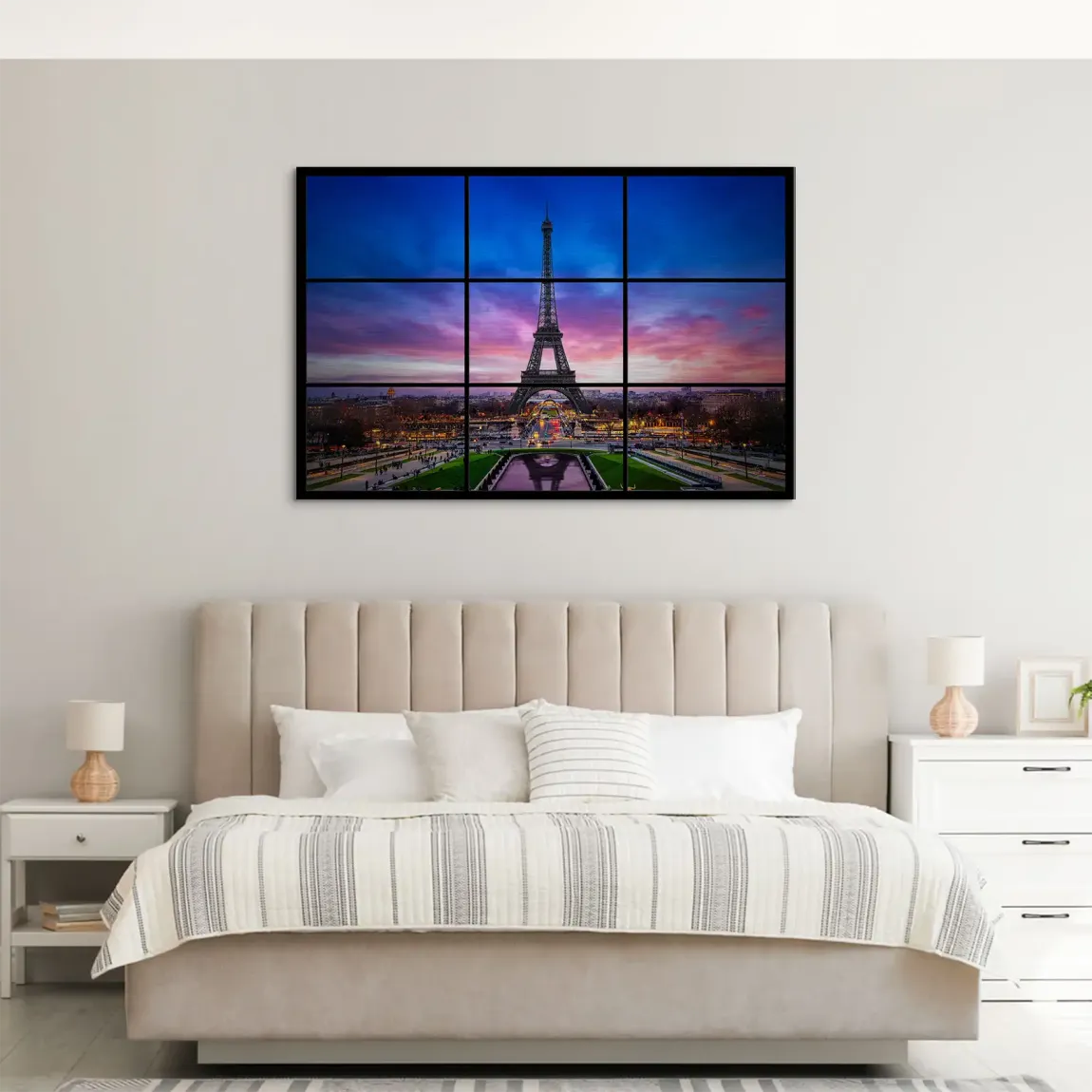 Evening Glow Paris Alu Gebürstet